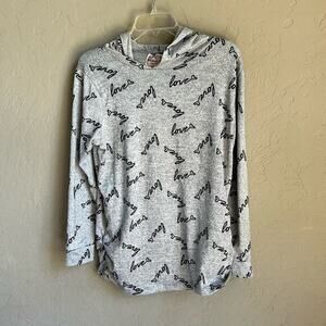 Love maternity super soft hooded long sleeve size XL‎ with love print